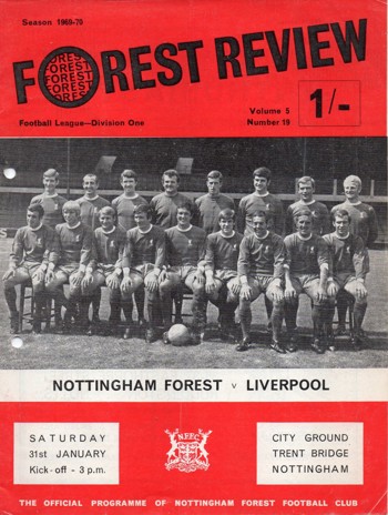 Match programme